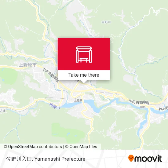 佐野川入口 map