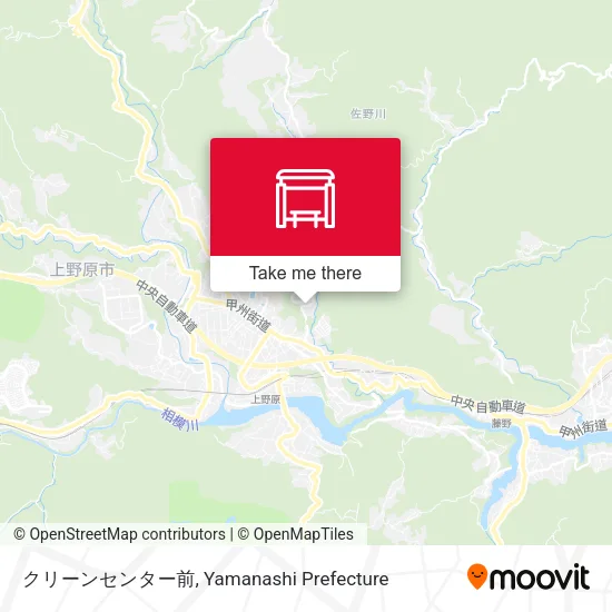 クリーンセンター前 map