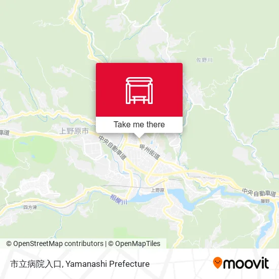 市立病院入口 map