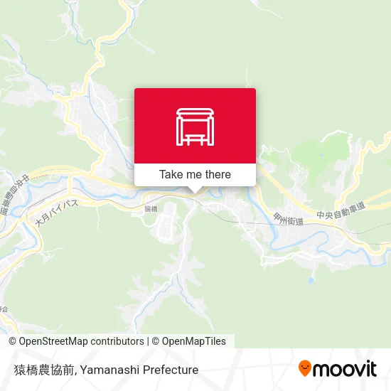猿橋農協前 map