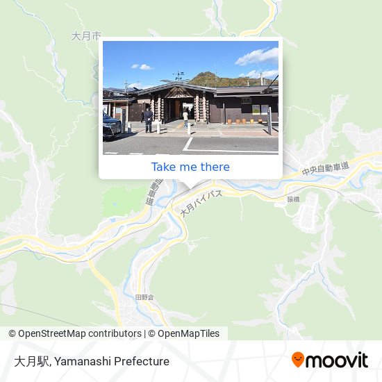 大月駅 map