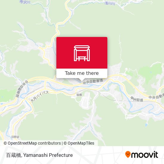 百蔵橋 map