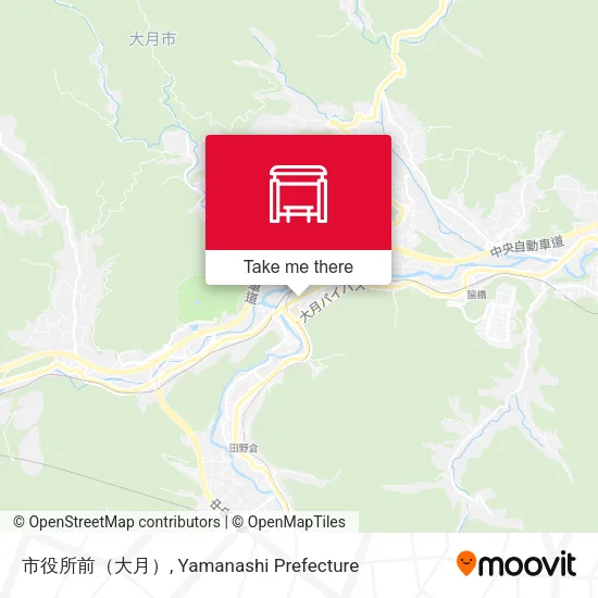 市役所前（大月） map