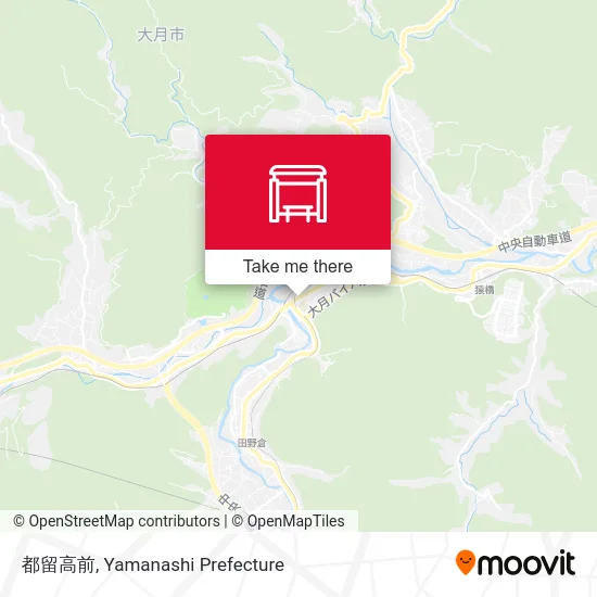 都留高前 map