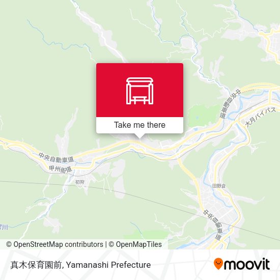 真木保育園前 map