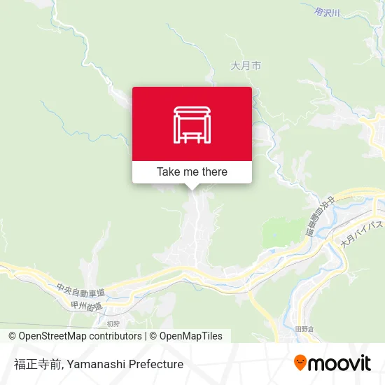 福正寺前 map