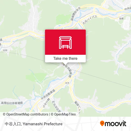 中谷入口 map