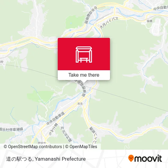 道の駅つる map