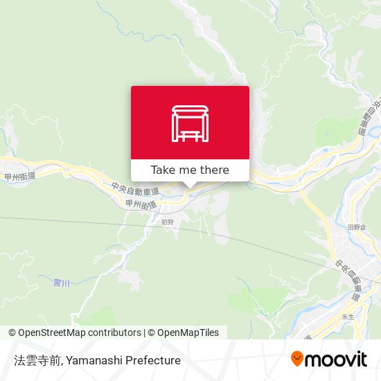法雲寺前 map