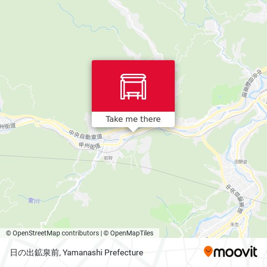 日の出鉱泉前 map