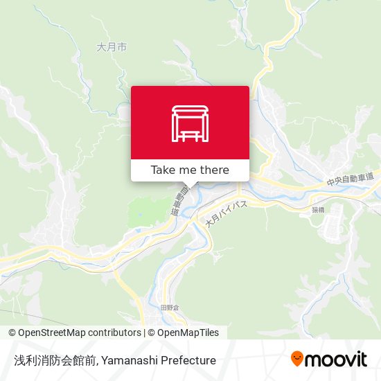 浅利消防会館前 map
