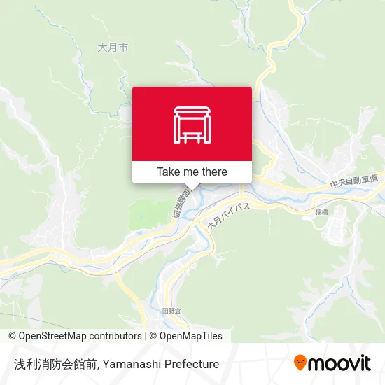 浅利消防会館前 map