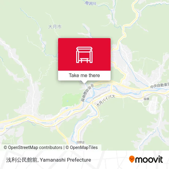 浅利公民館前 map