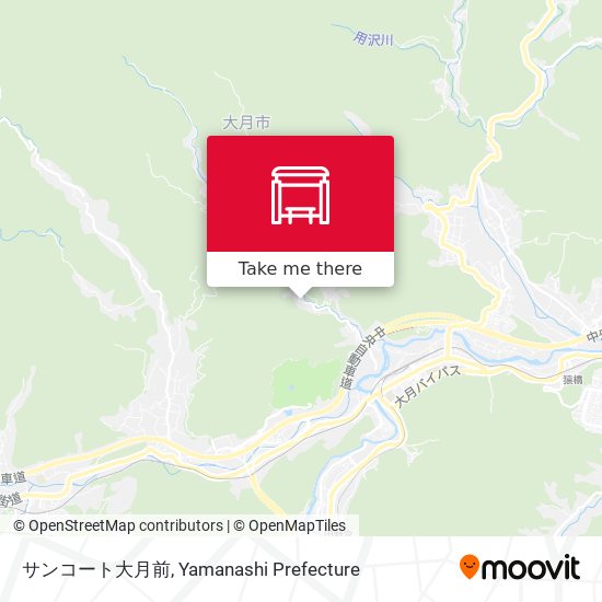 サンコート大月前 map