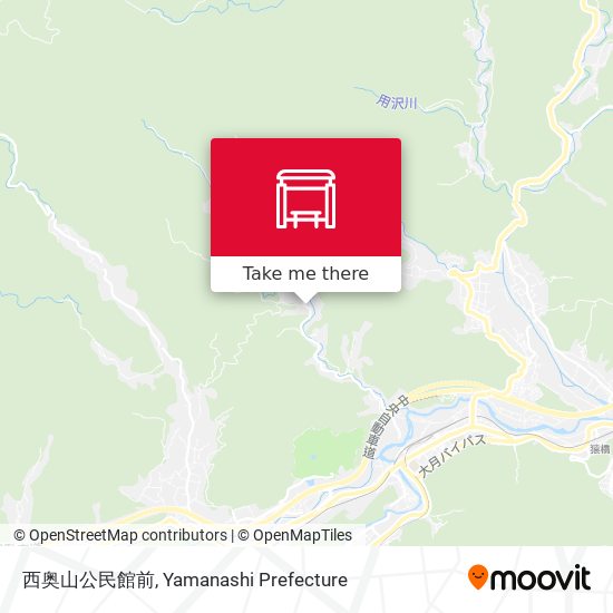 西奥山公民館前 map