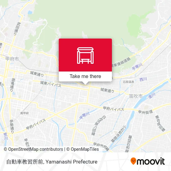 自動車教習所前 map