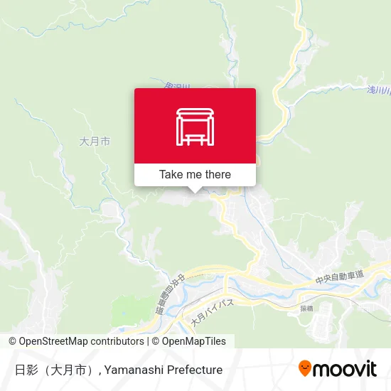 日影（大月市） map
