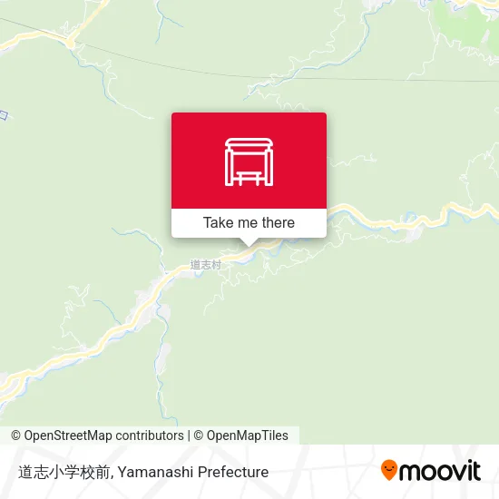 道志小学校前 map
