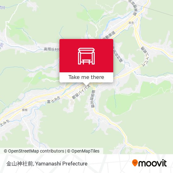 金山神社前 map