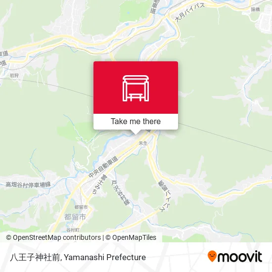 八王子神社前 map