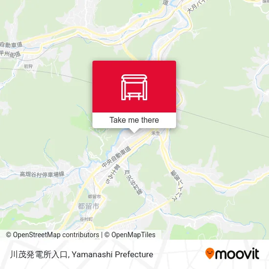 Kawamo Power Plant Entrance map