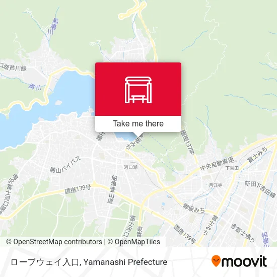 ロープウェイ入口 map