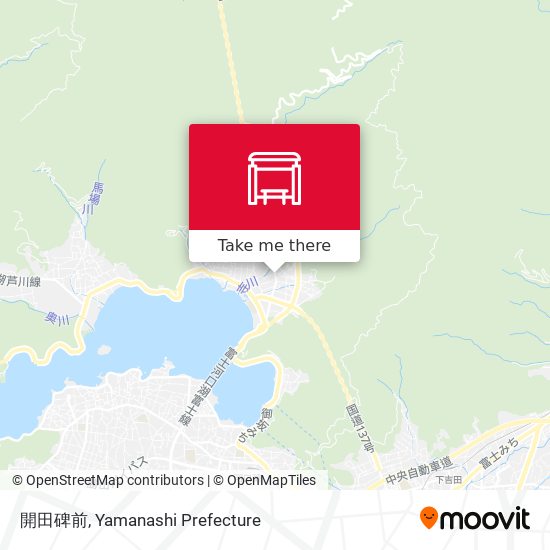 開田碑前 map