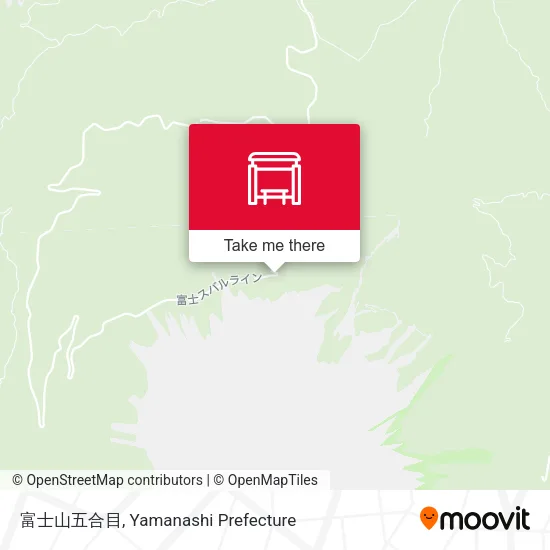 富士山五合目 map