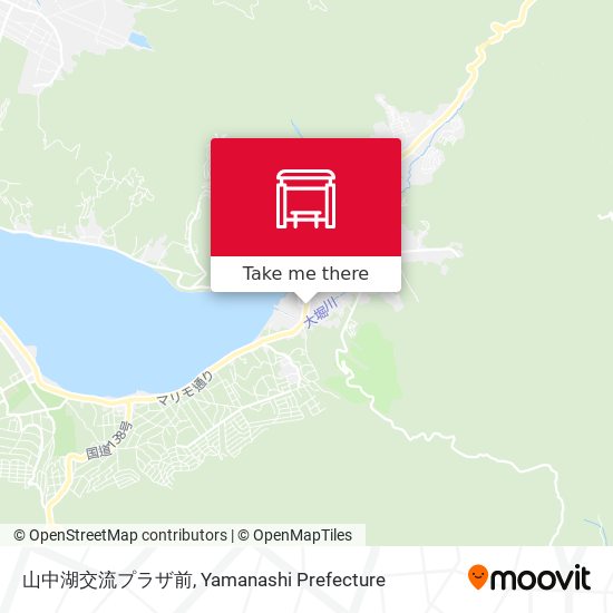 山中湖交流プラザ前 map