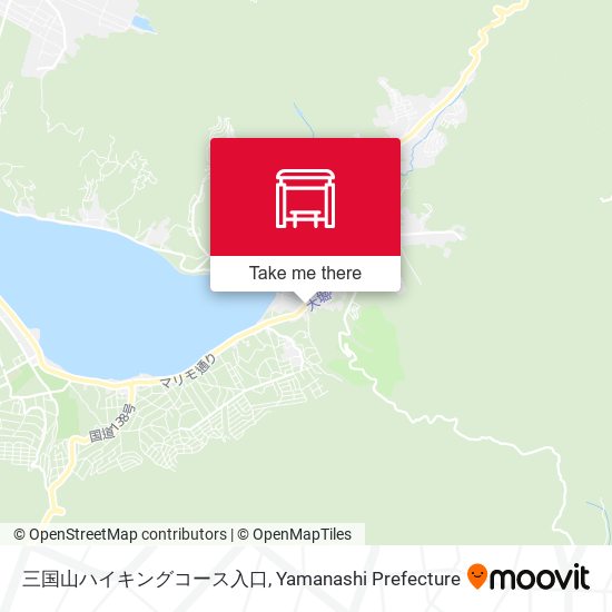 三国山ハイキングコース入口 map