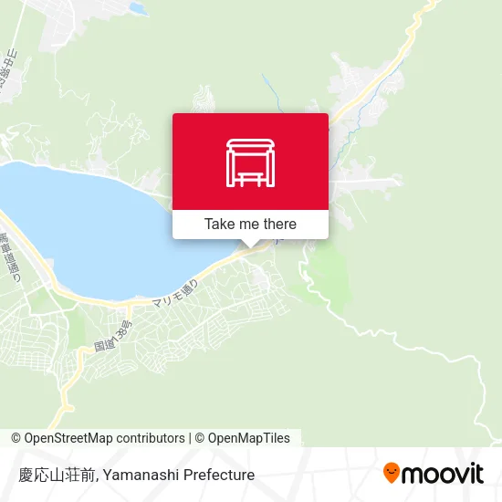 慶応山荘前 map