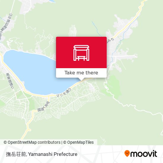 撫岳荘前 map