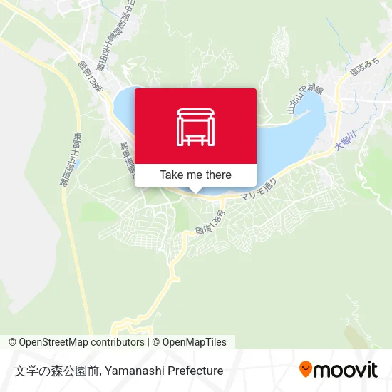 文学の森公園前 map