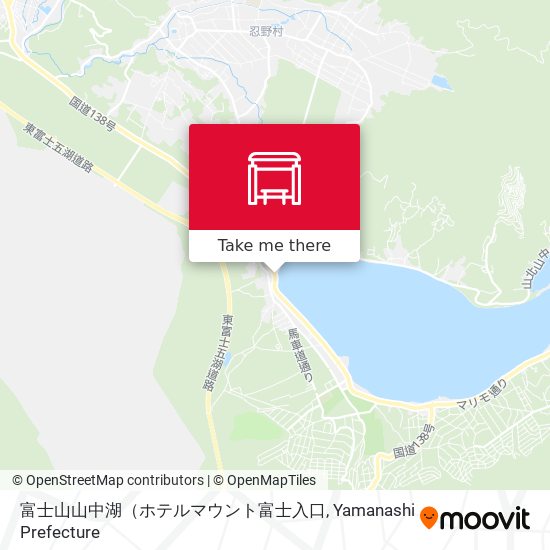 富士山山中湖（ホテルマウント富士入口 map