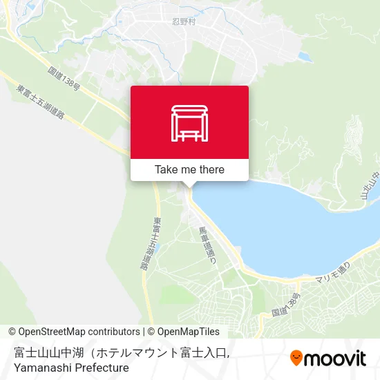 富士山山中湖（ホテルマウント富士入口 map