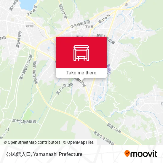 公民館入口 map