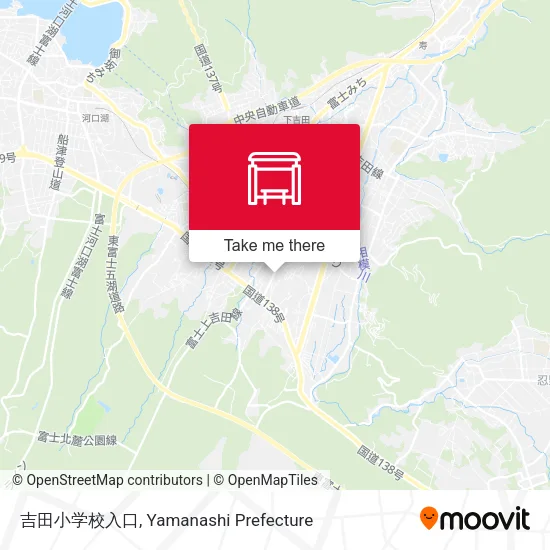 吉田小学校入口 map