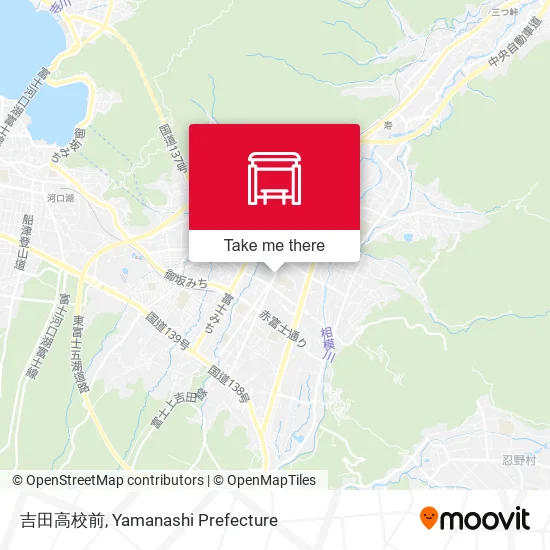 吉田高校前 map