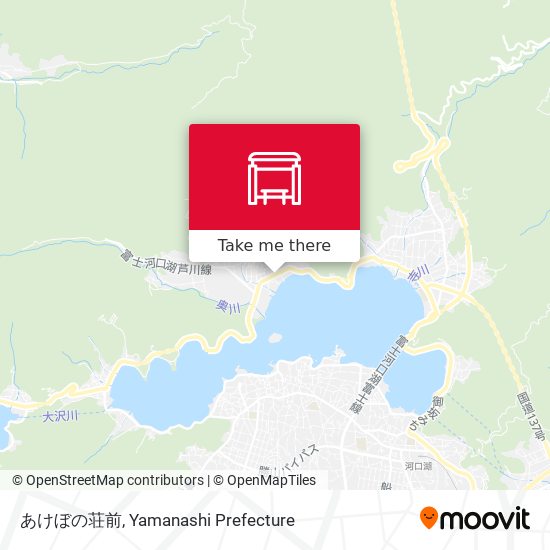 あけぼの荘前 map