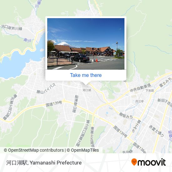 河口湖駅 map
