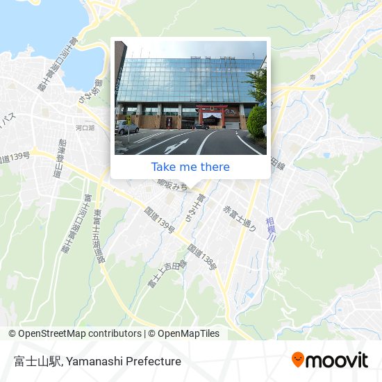 富士山駅 map