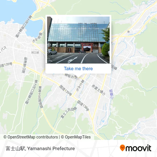 富士山駅 map