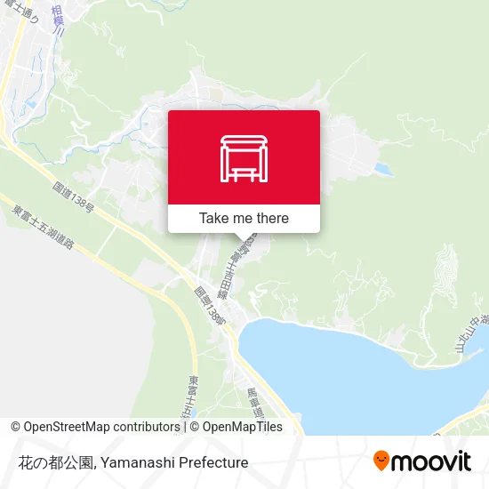 花の都公園 map