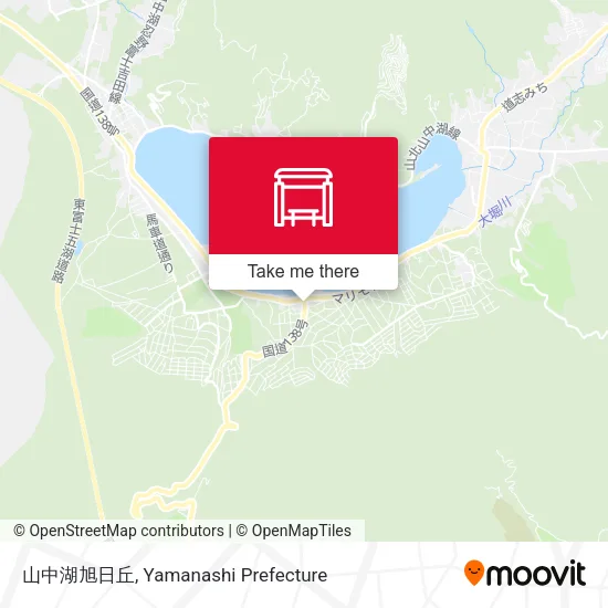 山中湖旭日丘 map