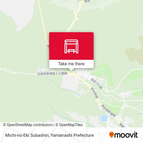 버스 으로 小山町 에서 道の駅すばしり 으로 가는법 Moovit