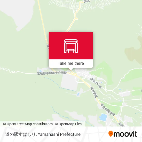 道の駅すばしり map