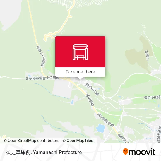 須走車庫前 map