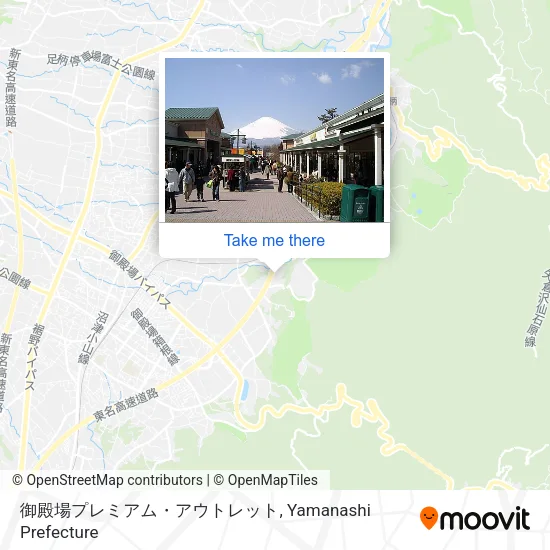 御殿場プレミアム・アウトレット map