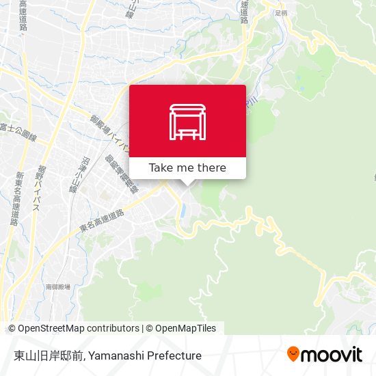 東山旧岸邸前 map