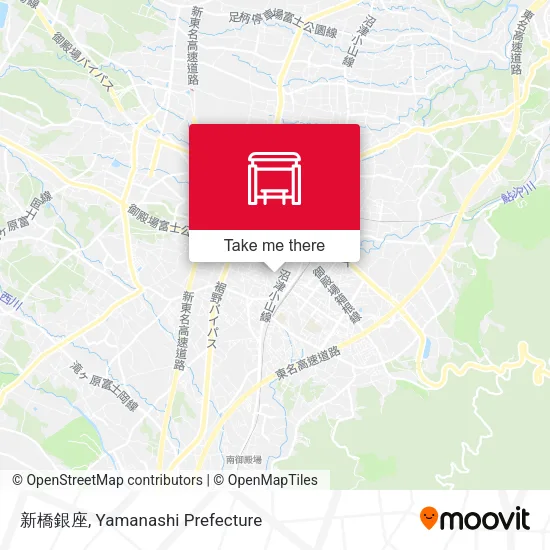 新橋銀座 map